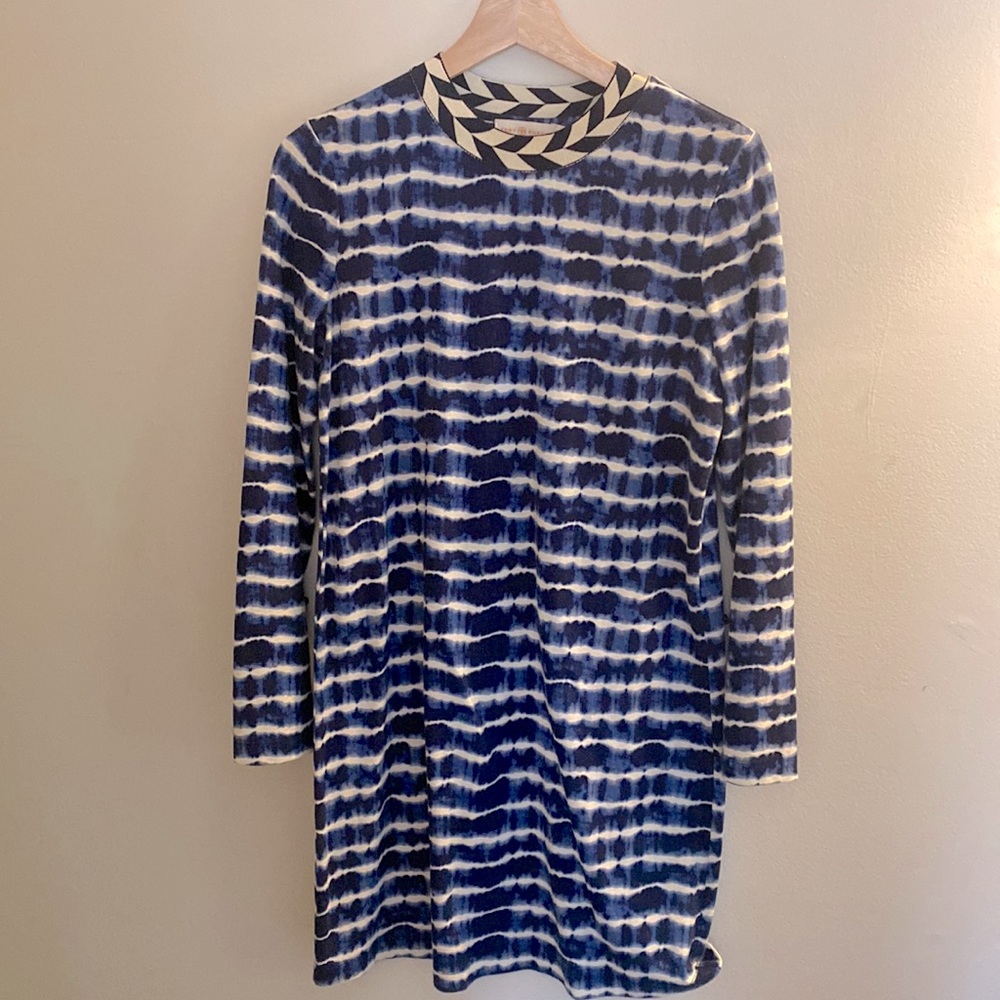 Tory Burch Shift Dress Tie Dye Size Small
